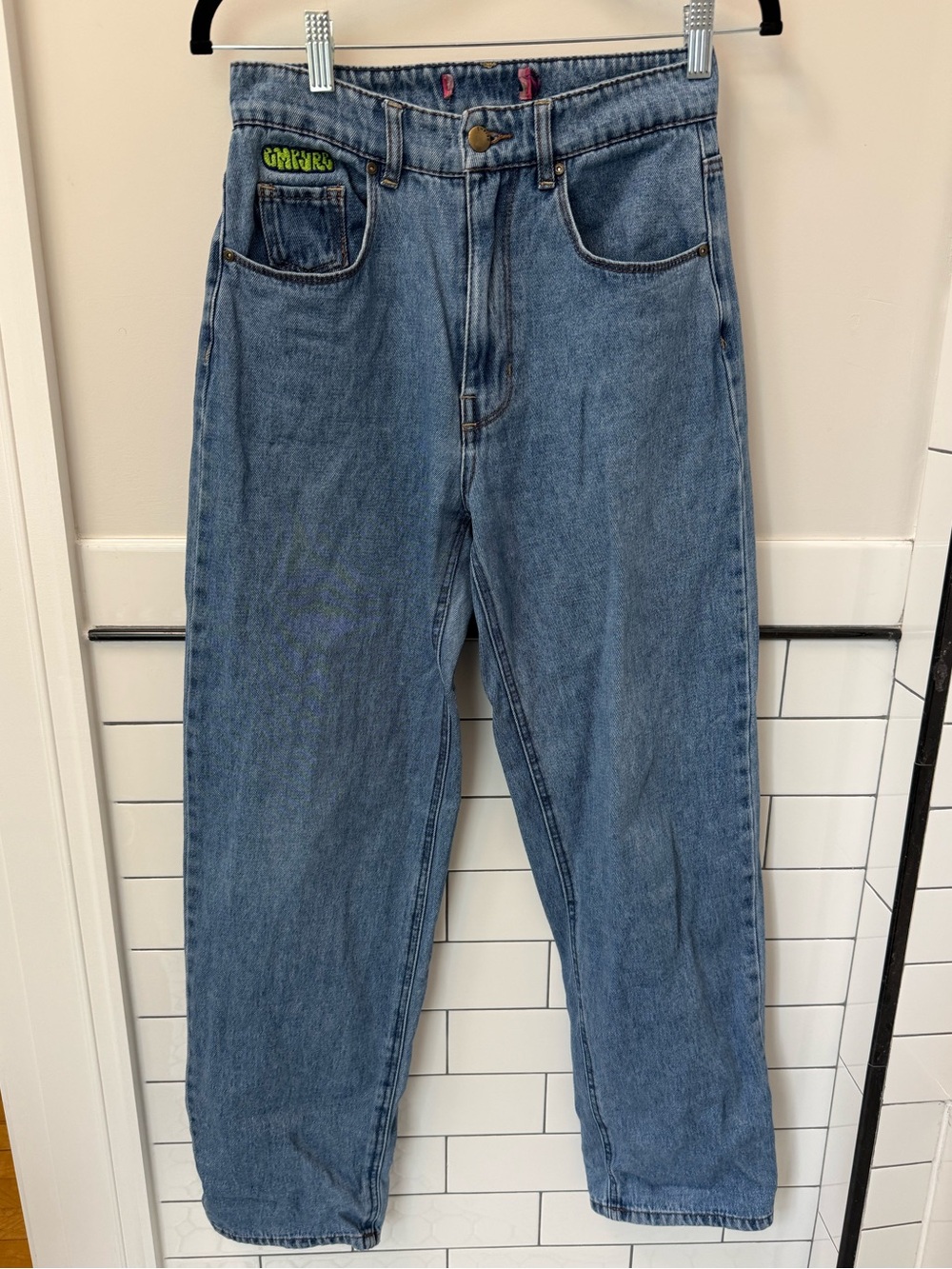 Empyre Women's Blue Wide-Leg Jeans
